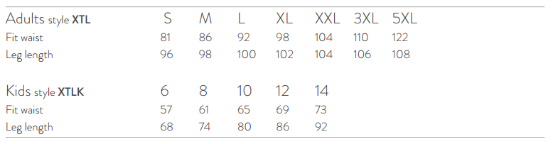 size guide